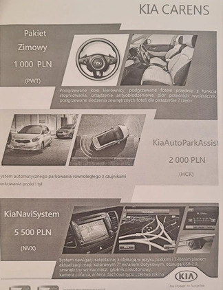 Kia Carens cena 52000 przebieg: 83500, rok produkcji 2016 z Chojnice małe 352